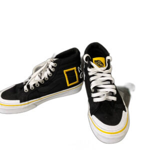 VANS Sk8-Hi x National Geographic women’s size 5 Black 2020